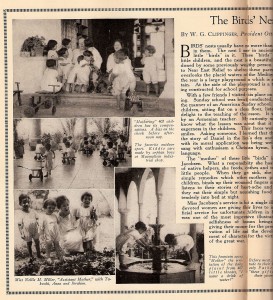 An article about the Birds' Nest orphanage in Lebanon. The article comes with photos of children who live at the orphanage.