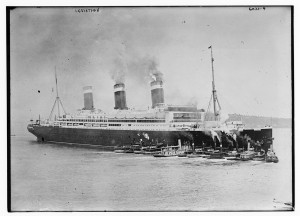 The Leviathan transported the first large group of Near East Relief volunteers in Feb. 1919. Image courtesy of the Library of Congress, Bain Collection.