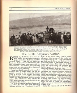 Article about Assyrian survivors