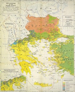 Map of Hellenism in the Near East
