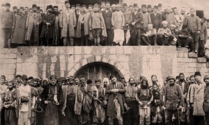 The CUP blamed the Armenians for the CUP’s disastrous attempt to invade Russia in December 1914. The CUP accused Armenians of collaborating with the Russian army. The Ottoman government used the failed invasion as a pretext for a plan to destroy the Ottoman Armenian population.

The first deportations took place in the city of Zeitun on April 8, 1915. Men were marched out of town and executed. Women and children were forced from their homes and loaded into railroad cars bound for the desert. The Zeitun deportations served as a training event for the Ottoman killing squads.