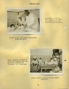 page 6 from Near East Relief booklet featuring orphans in various locations