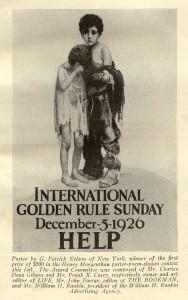 Golden Rule Sunday encouraged Americans to eat an orphanage-style meal and donate what they would have spent on a normal Sunday dinner for hunger relief. 