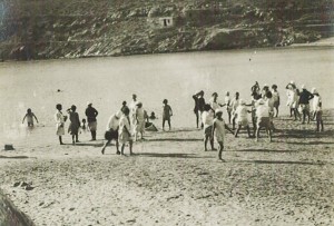 The children from Syra Orphanage enjoy a day at the beach at nearby Camp Vari.