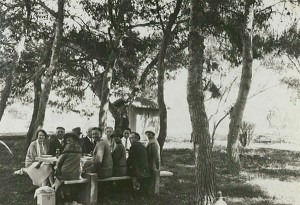 Staff of Syra Orphanage enjoying a picnic at Klarissa Gardens.