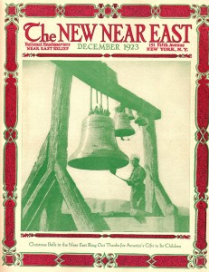 This cover features a stylized photograph of a boy in uniform (probably a Boy Scout) ringing a large bell. December covers often carried a Christian message.