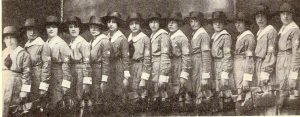 Near East Relief nurses pose for a picture in Constantinople.